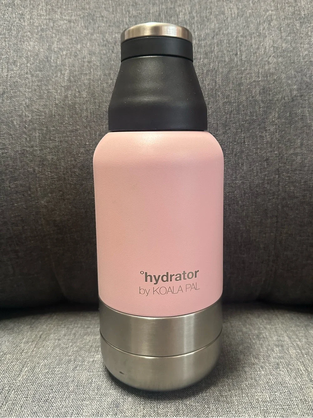 Hydrator 32oz Portable Dog Water Bottle w/Dog Bowls in Pretty Girl Pink